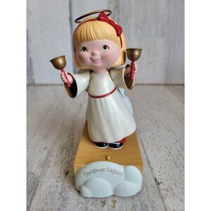 Hallmark bellringer girl angel Christmas Pageant magic Xmas figure